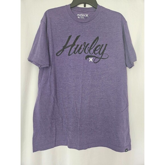 Hurley Logo Purple Mens T Shirt Size XL - Picture 1 of 6